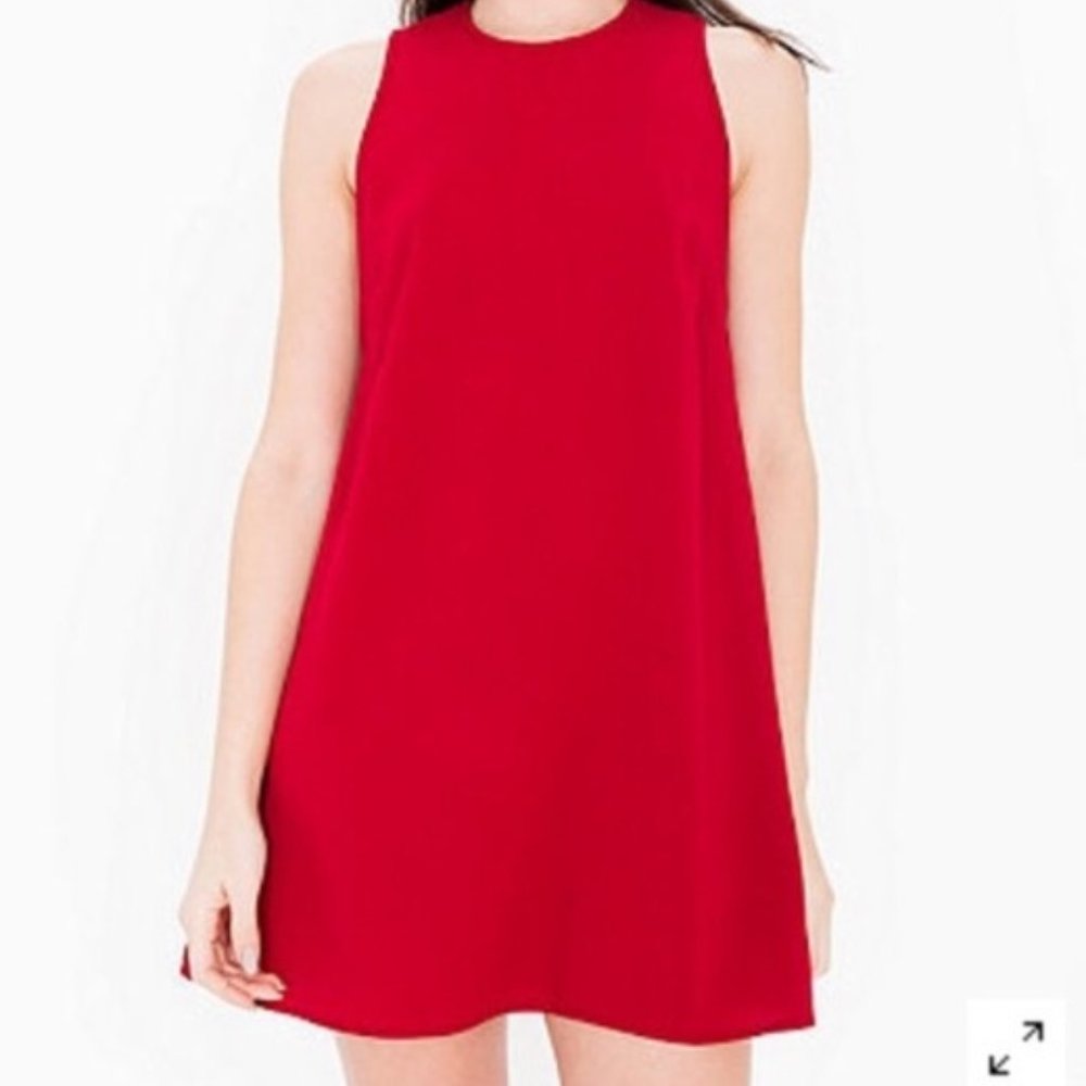 Red Shift Dress from American Apparel